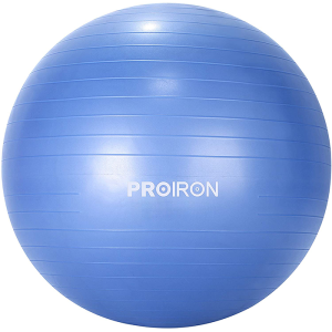 PROIRON 55cm Anti-Burst Blue Swiss Yoga Exercise Ball