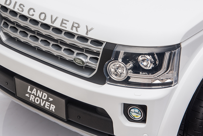 Kids Electric Ride On Land Rover Discovery 12v Single Seat - White - Image 24