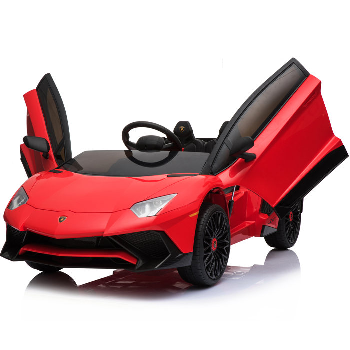 Kids Ride On Lamborghini Aventador Opening Doors Red - Image 4