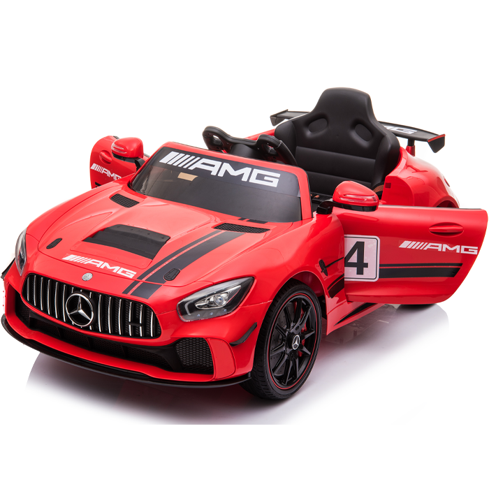 Kids Electric Ride On Mercedes GT4 AMG Red - Image 3