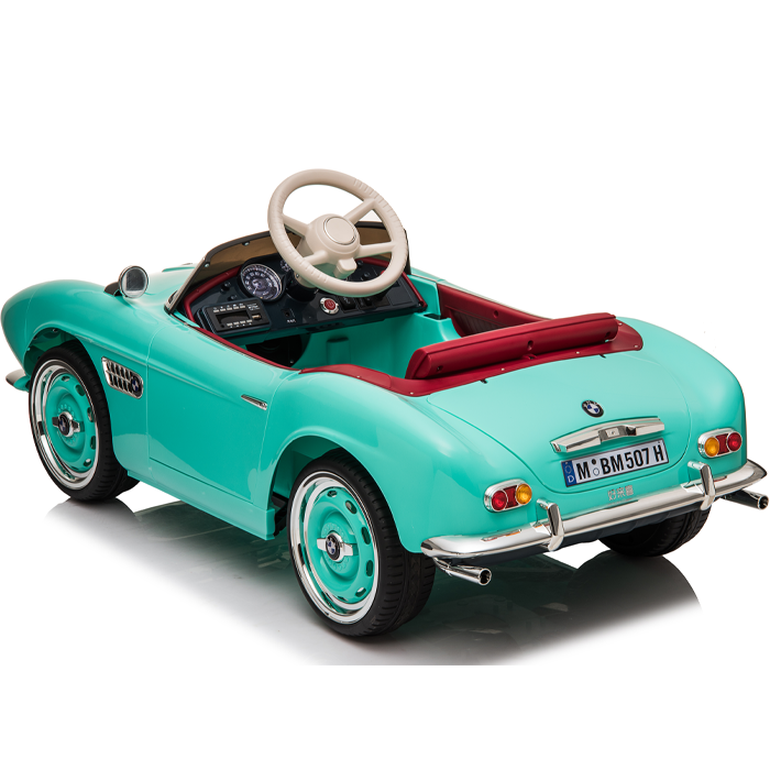 Kids Ride On Electric Car BMW 507 Roadster Green - Image 6