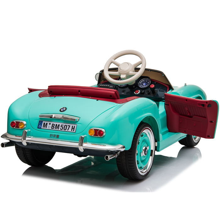 Kids Ride On Electric Car BMW 507 Roadster Green - Image 7