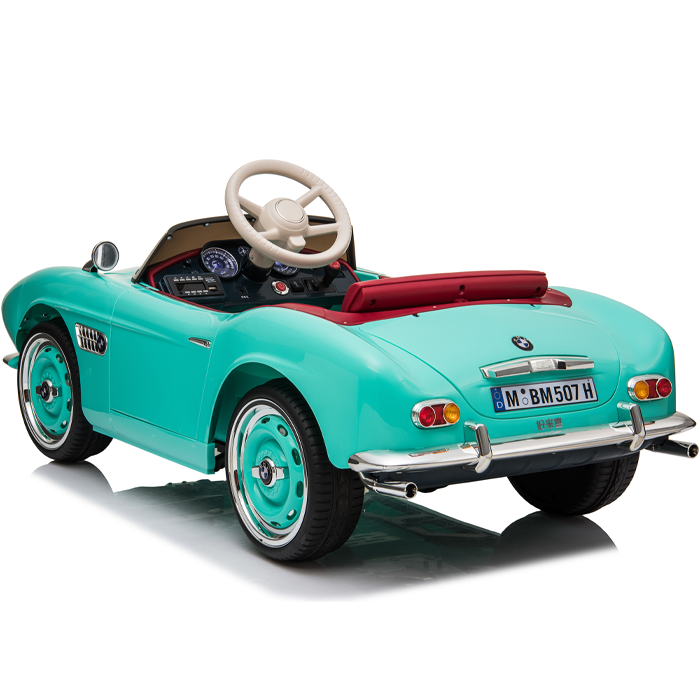 Kids Ride On Electric Car BMW 507 Roadster Green - Image 5