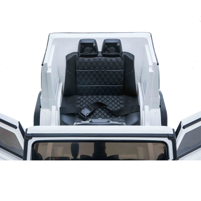 Kids Ride On Electric Car Mercedes G65 AMG White - Image 9