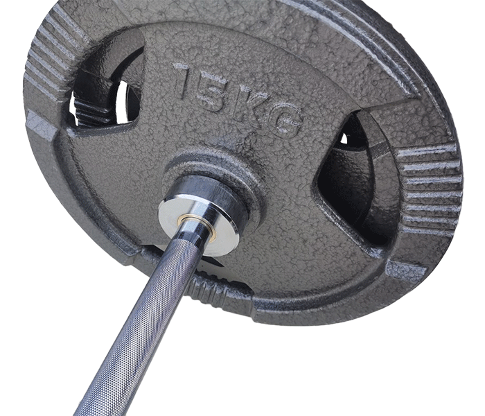 Ironman 100kg Olympic Tri-grip Weight Set with 72" Olympic Weight Bar