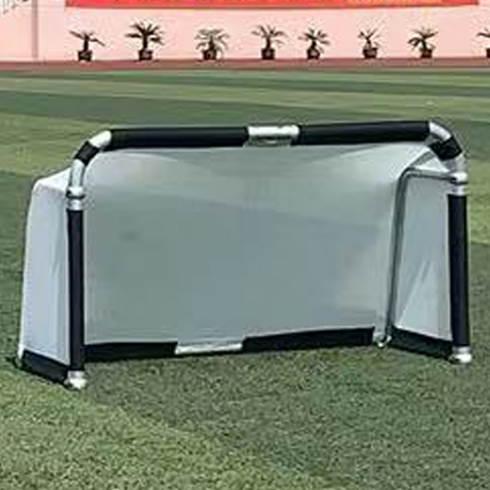 Hillman 4ft x 2.5ft Aluminium Folding Football Goal -2 Pack