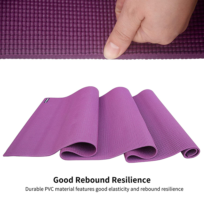 PROIRON Purple Yoga Mat with Free Carry Bag