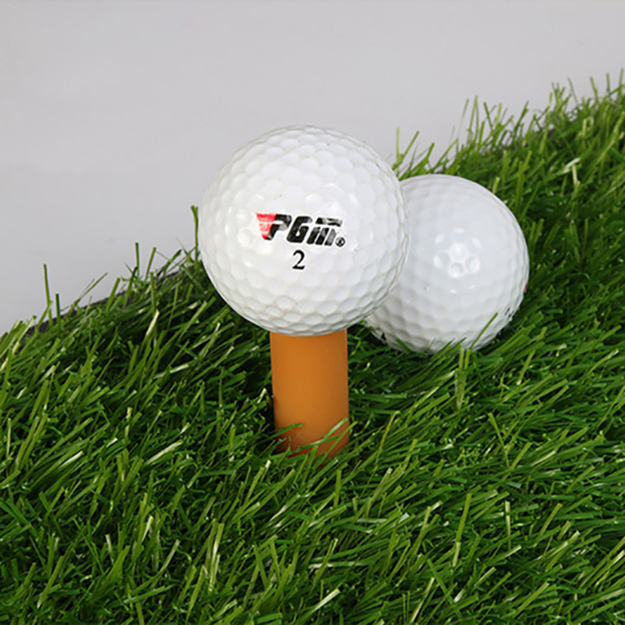 Hillman PGM Semi-Automatic Golf Ball Dispenser and Artificial Turf Large Practice Mat with Rubber Tee Package