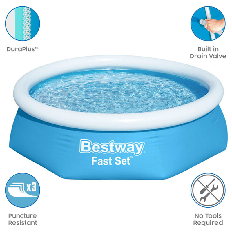 BestWay 8ft x 24inch Fast Set™ Above Ground Swimming Pool