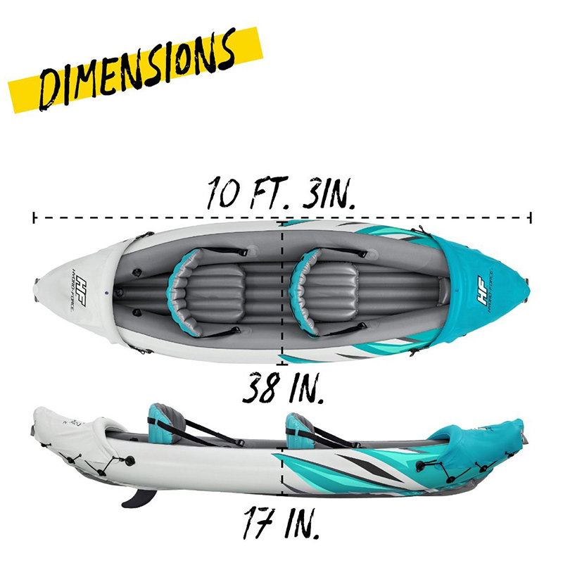 Bestway Hydro‑Force™ Rapid Elite 2 Person Inflatable Kayak Set