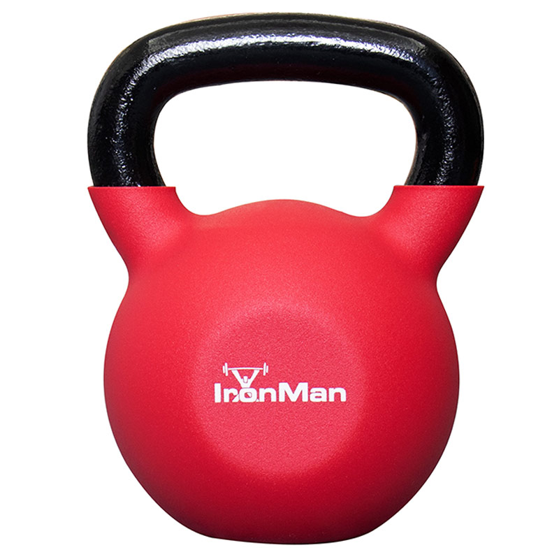 Ironman 24kg Cast Iron Coated Kettlebell