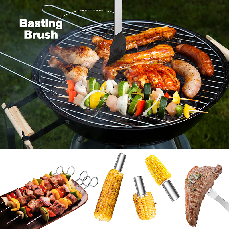 Embermann Modena 4 Burner Gas Barbecue with Free Heavy-Duty Cover & Deluxe BBQ Tool Set