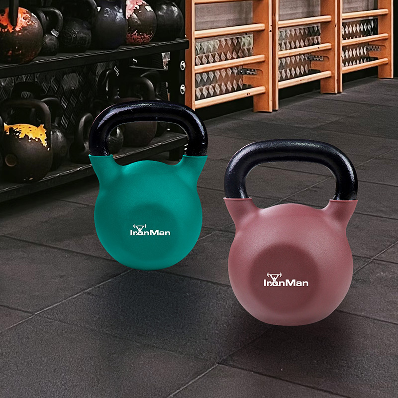 Ironman 10kg Cast Iron Coated Kettlebell