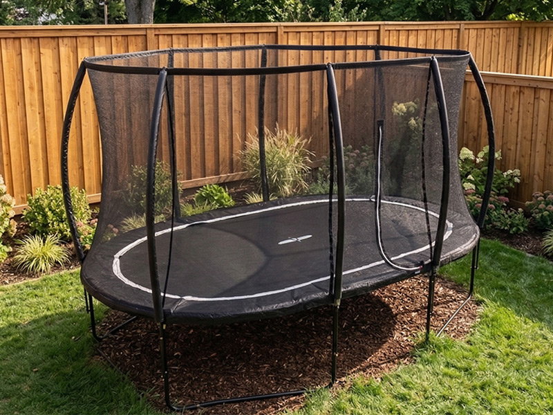 Vortex 10x15ft Oval Trampoline With Safety Enclosure