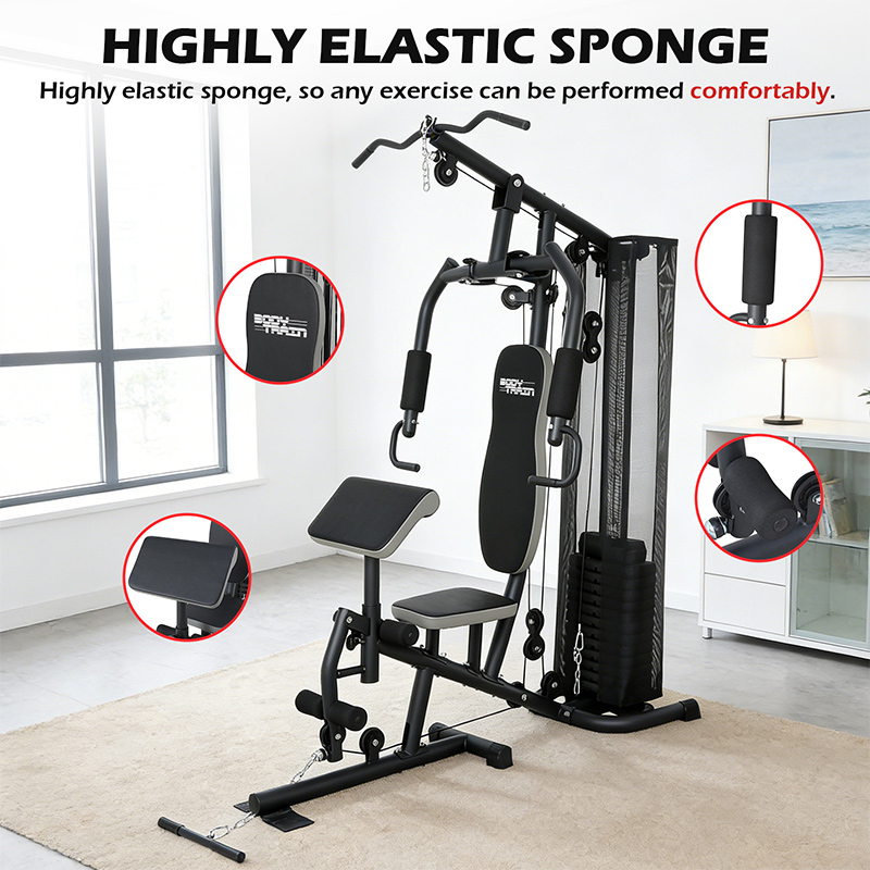 BodyTrain ES-422 Single Station Home Multi Gym 65kg Weight Stack