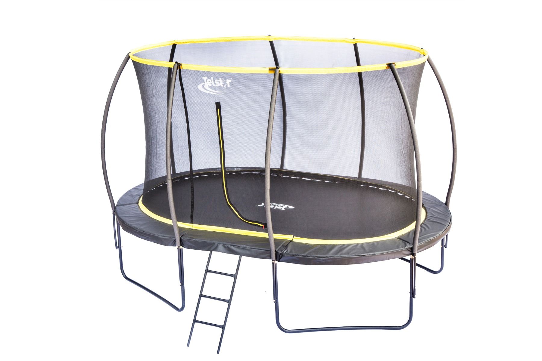 Big Air Orbit 9x13ft Oval Trampoline With Safety Enclosure Free Ladder Cover & Anchor Kit - Image 13