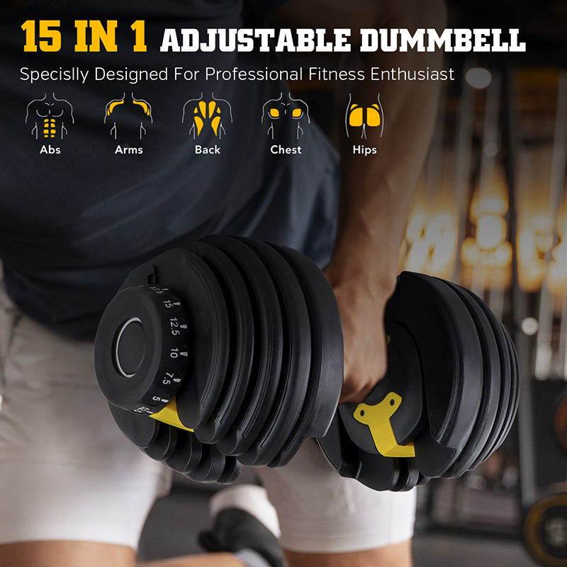 IronMan Flat Weight Training Bench & 24kg Adjustable Dumbbell Pair Set