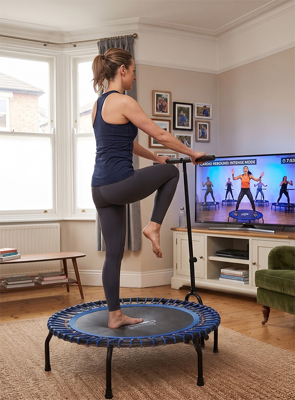 38-inch Fitness Trampoline - Free Edge Padding
