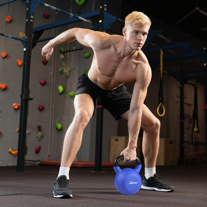Ironman 14kg Cast Iron Coated Kettlebell