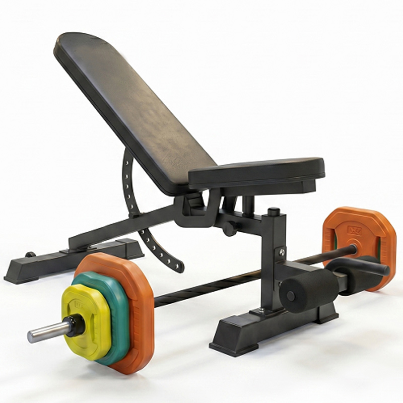 Ironman Professional Weight Training Bench & 30kg Pump Barbell Set - Image 2