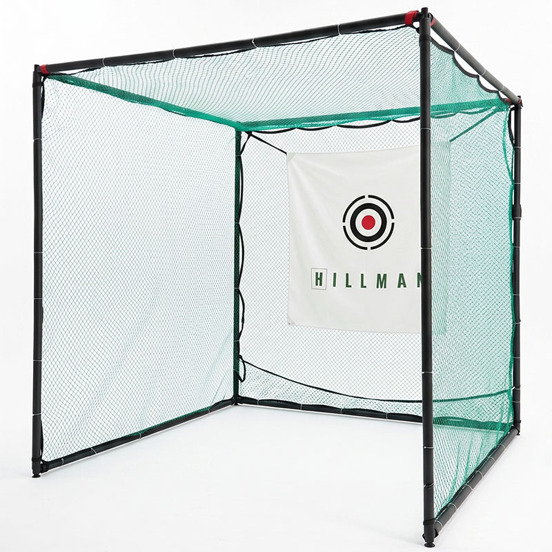 Hillman 2.5m Powder Coated Golf Practice Cage & Net with Target - Image 2