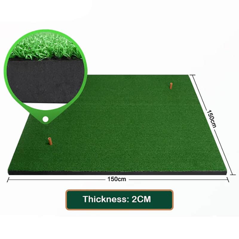 Hillman 2.5m Powder Coated Golf Practice Cage Hitting Mat with Tee and Ball Dispenser Package - Image 8