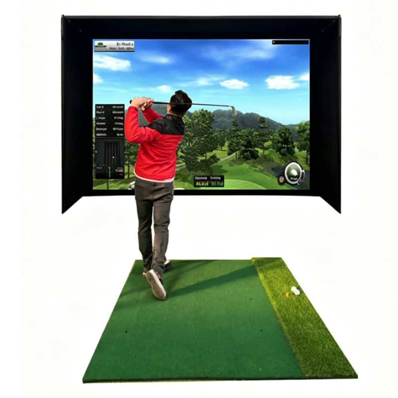 Hillman Golf Simulator Enclosure 13ft x 10ft - Image 10
