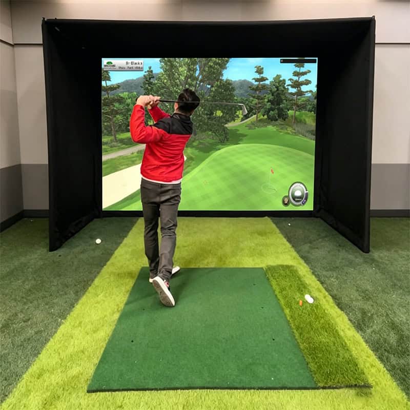 Hillman Golf Simulator Enclosure 13ft x 10ft