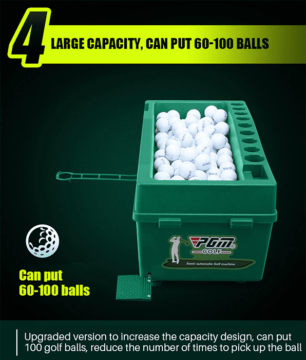 Hillman 2.5m Powder Coated Golf Practice Cage Hitting Mat with Tee and Ball Dispenser Package - Image 19