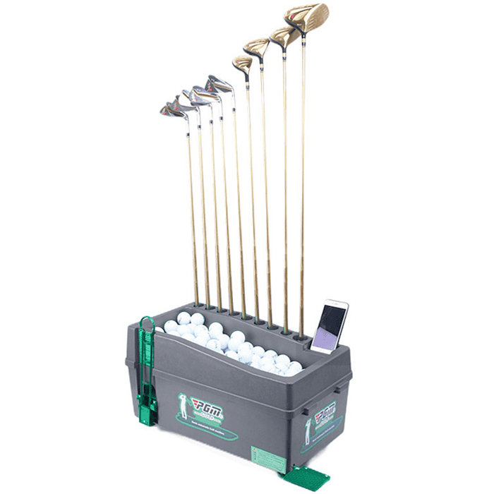 Hillman 2.5m Powder Coated Golf Practice Cage Hitting Mat with Tee and Ball Dispenser Package - Image 12