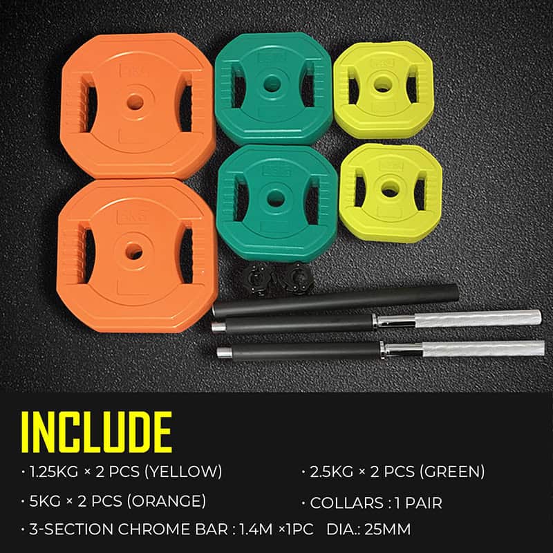 Ironman Professional Weight Training Bench & 20kg Pump Barbell Set - Image 5
