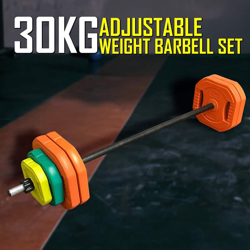 Ironman Professional Weight Training Bench & 30kg Pump Barbell Set - Image 6