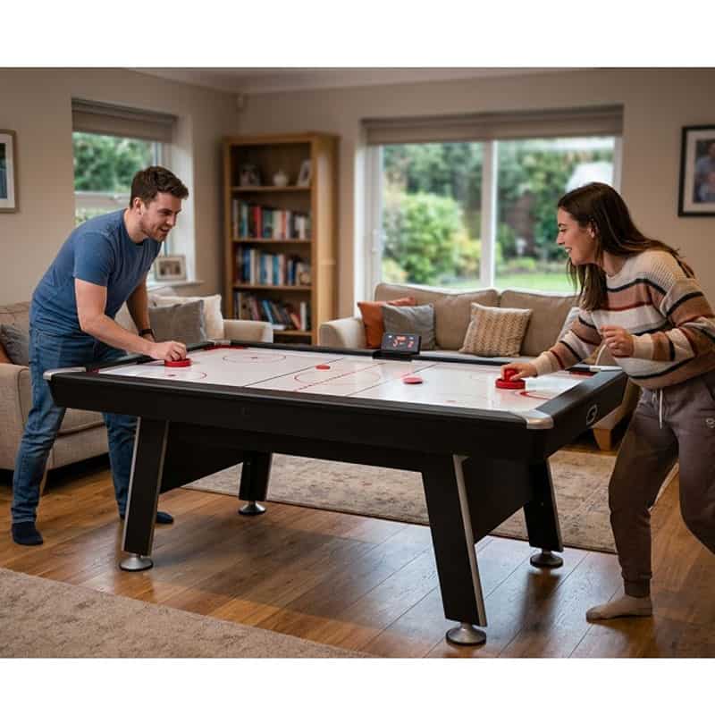Air King 7ft Air Hockey Table with Electronic LED Scorer